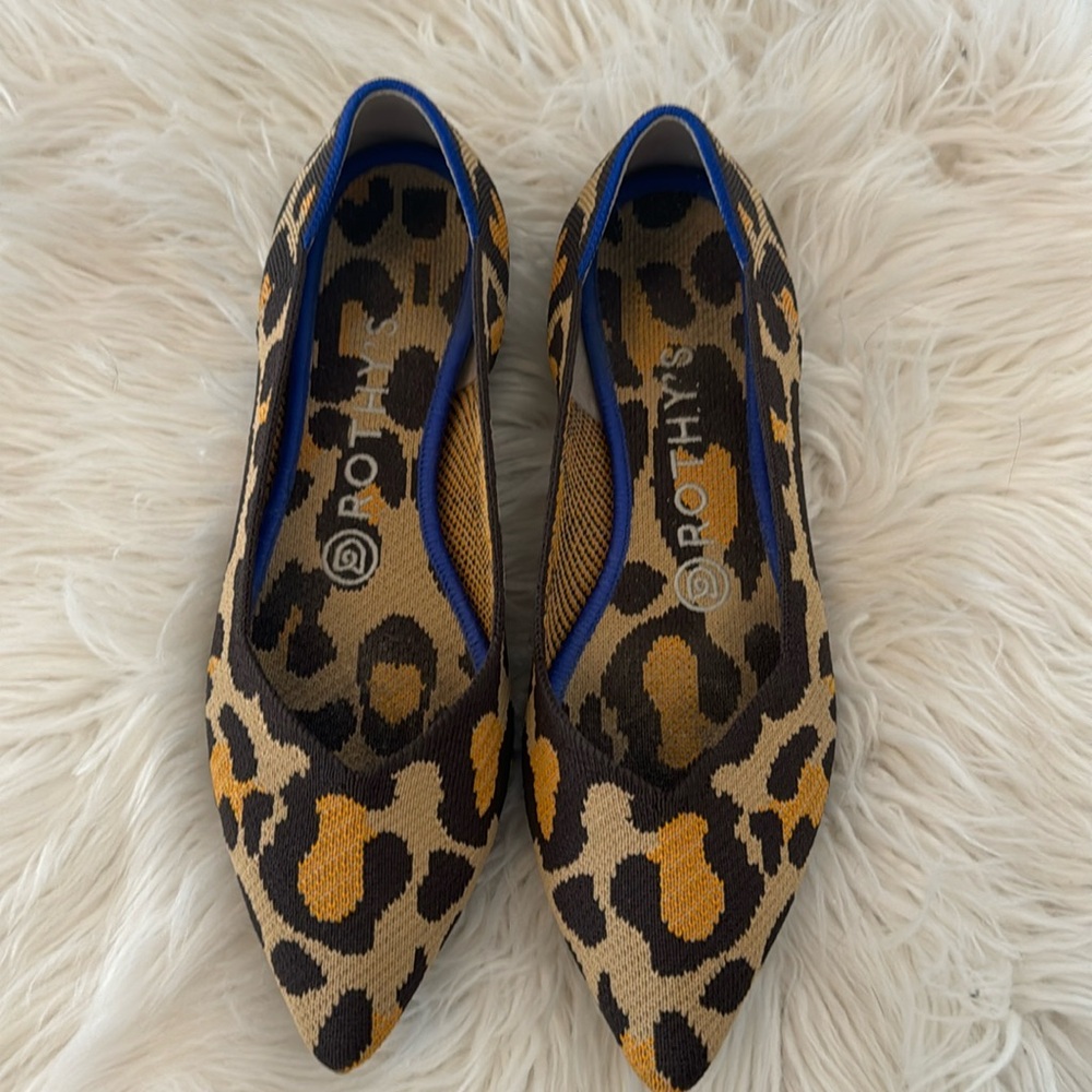 Rothy’s Leopard Print Flats